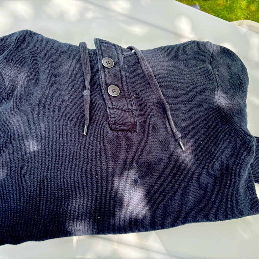 Dark blue hoodie